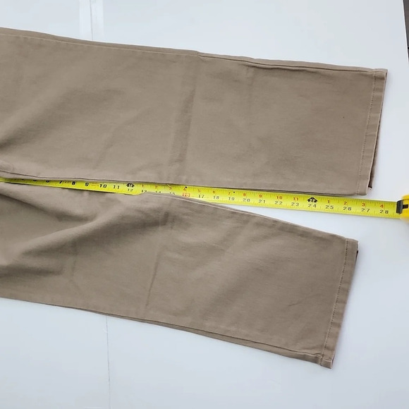 Gloria Vanderbilt Amanda Classic Fit Tapered Leg Tan Jeans Petite Medium Size 14 - Picture 13 of 14